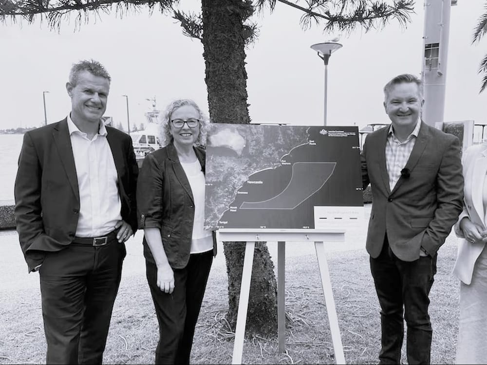 The announcement of the Hunter offshore wind zone