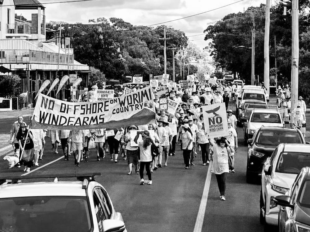 Save the Myall Coast rally, Hawks Nest, 18 November 2023