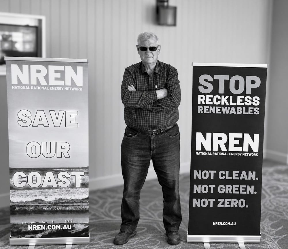Bill Stinson, Volunteer Secretary of the National Rational Energy Network