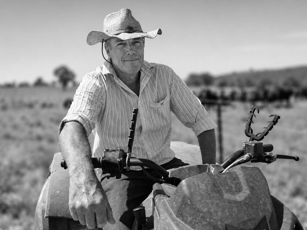 Grant Piper at Uarbry, near Coolah, NSW