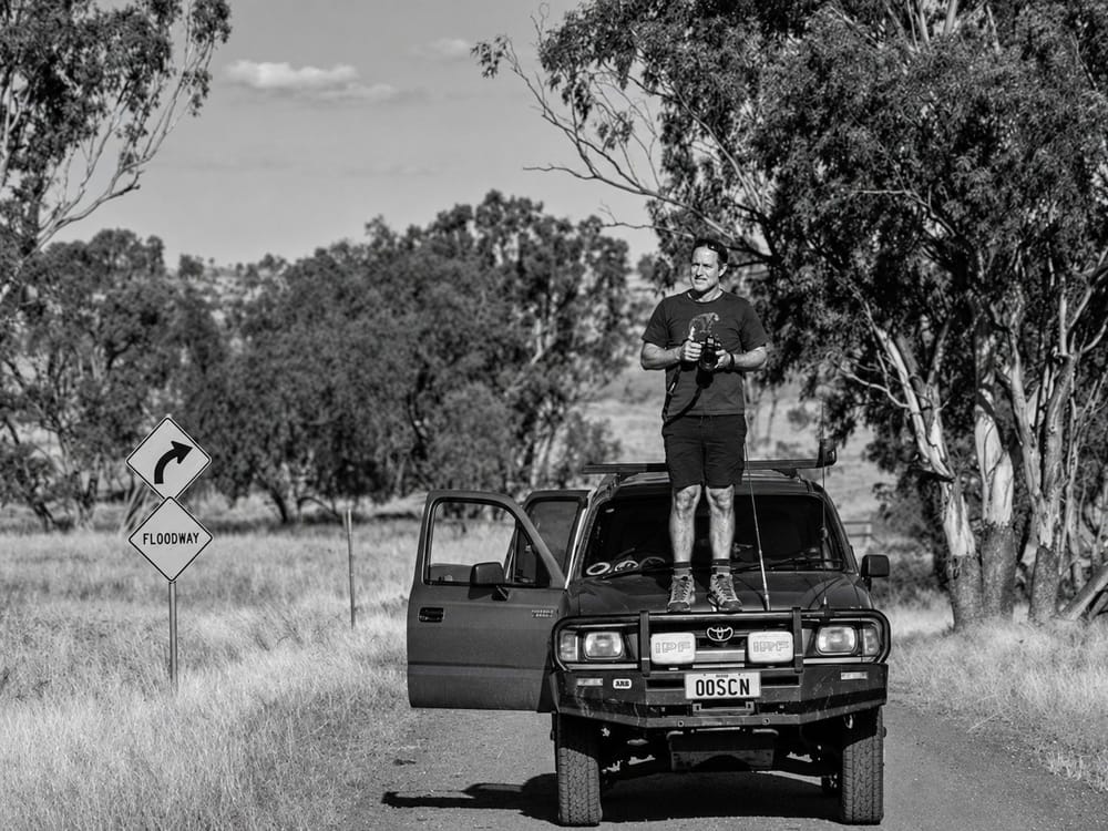 Steven Nowakowski on the road, Far North Queensland