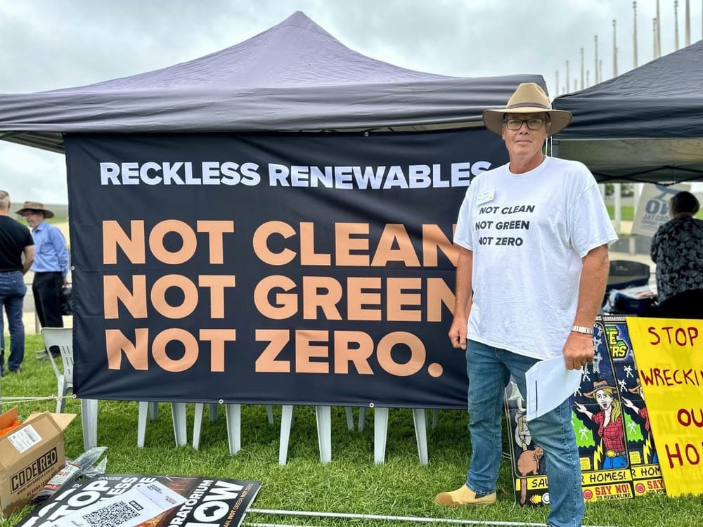 Reckless Renewables, Parliament House lawns