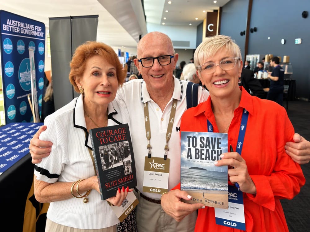Sandra Bourke at CPAC 2026 Launch: Book Signing with Author Suzi Smeed (Chapter 18 - The Undercurrent)